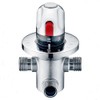 Brass Three-Way Thermostatic Valve Hot Cold Water Temperature Regulator Mixing