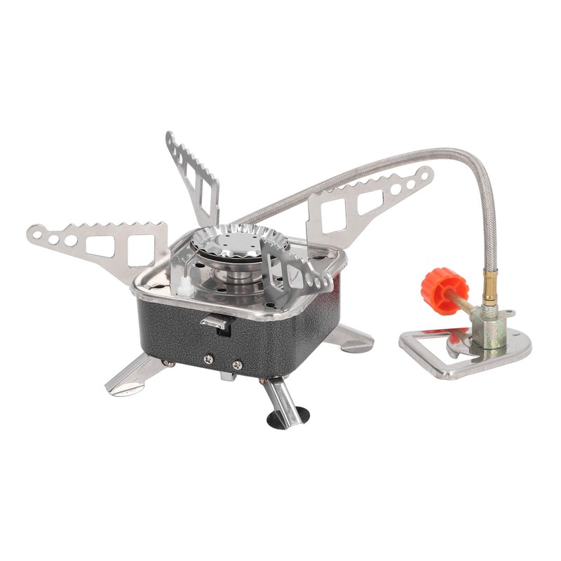 Mini Camping Stove Folding Stable Support Wind Resistant High Efficiency