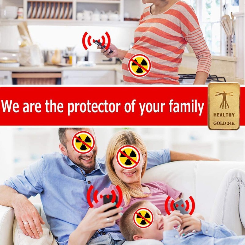 6Pcs Emf Protection Cell Phone Sticker Anti Radiation Protector Sticker