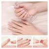 Danni & Toni Semi-Cured Gel Nail Strips, Transparent Clear Shiny