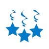Unique Party Star Swirls Decorations (Pack Of 3) (One Size)