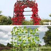 7ft Cucumber Trellis for Raised Bed, Garden Arch Trellis for
