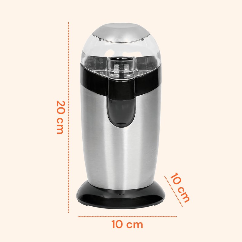 Avilia Trita Caffè Elettrico con Lame in Acciaio Inox e
