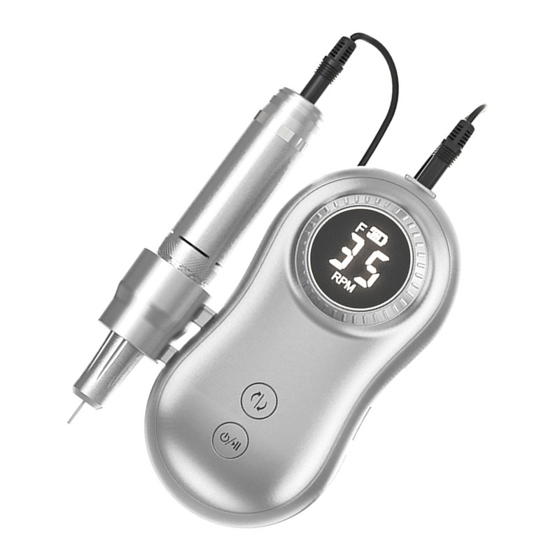 Nail Drill Machine 35000RPM LCD Display USB Rechargeable Electric Nail