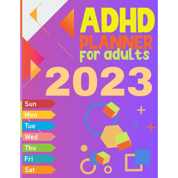 ADHD Planner for Adults: 90 Days Undated Productivity Journal with
