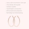 day.berlin Women's Drop Earrings (Pack of 2) Stainless steel hoop