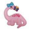 Cute-Patch Pink Dinosaur Embroidered Iron on Patch