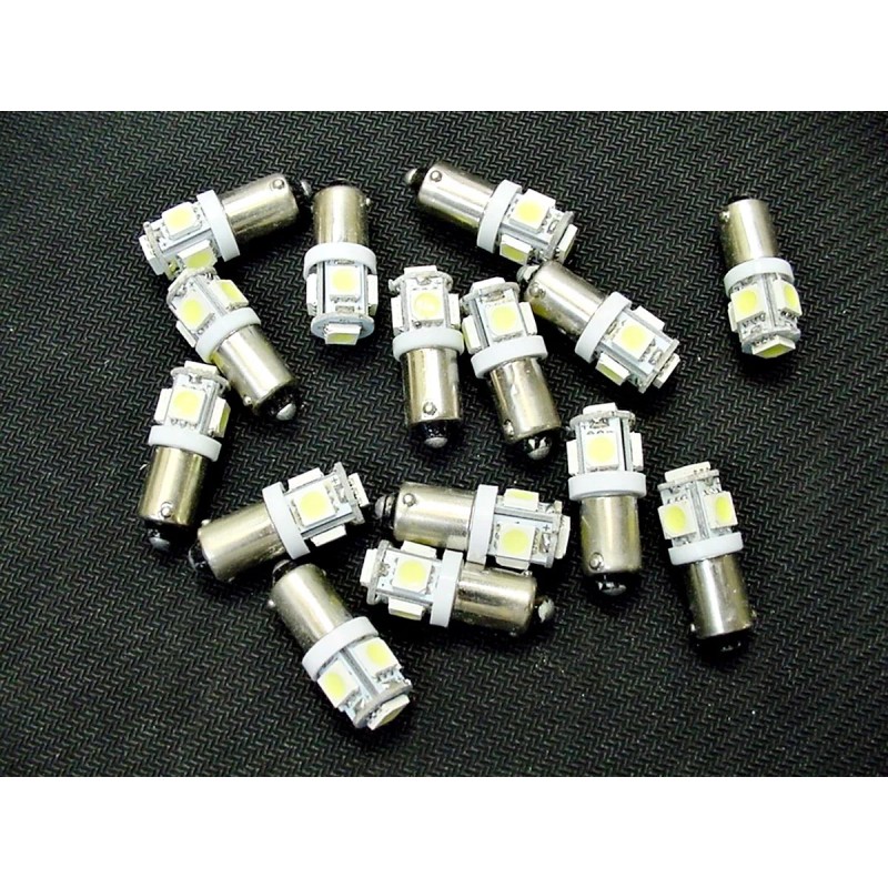 Lumiglow 15 COOL White 5 LED Instrument Panel Dashboard Lights