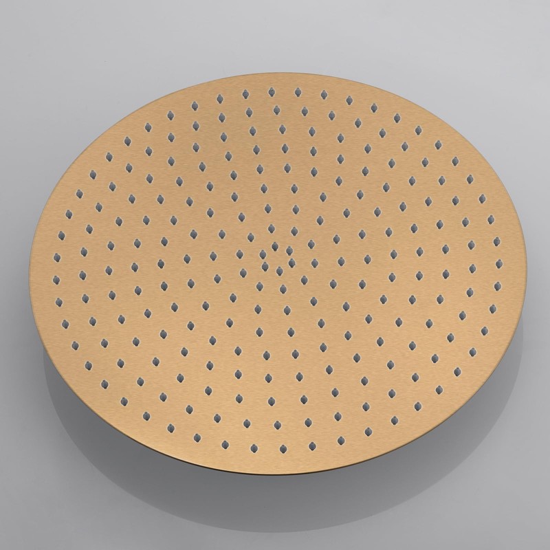 BSTIIU Gold Rain Shower Head, 16 Inch High Pressure Shower