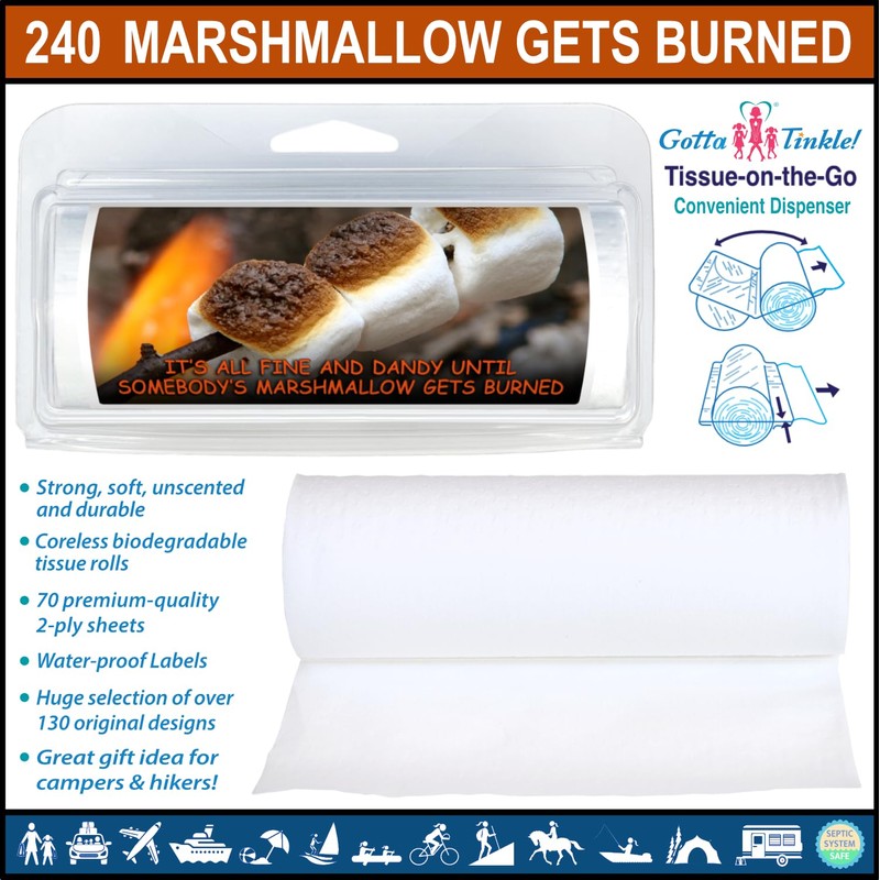 Premium Travel-Size | Eco-Friendly & Biodegradable | Toilet Paper Rolls