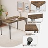Vipbear Dining Table Set for 4, 1.6" Thick Kitchen Table
