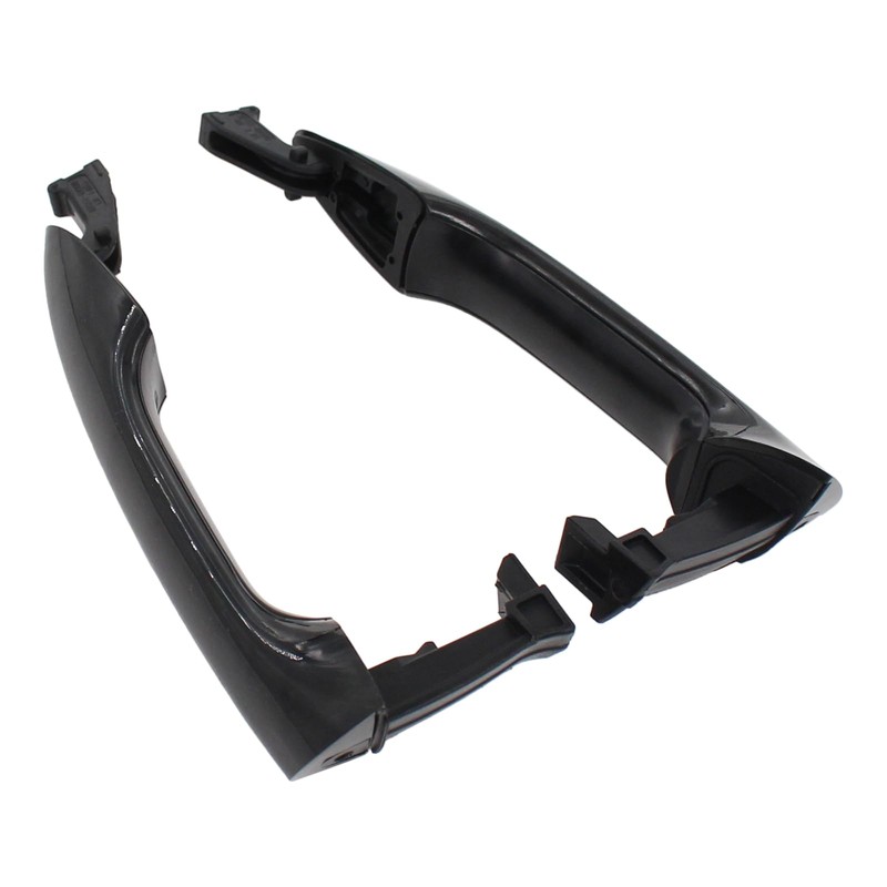 MOTOKU Black Front Rear Exterior Door Handle Kit for Hyundai