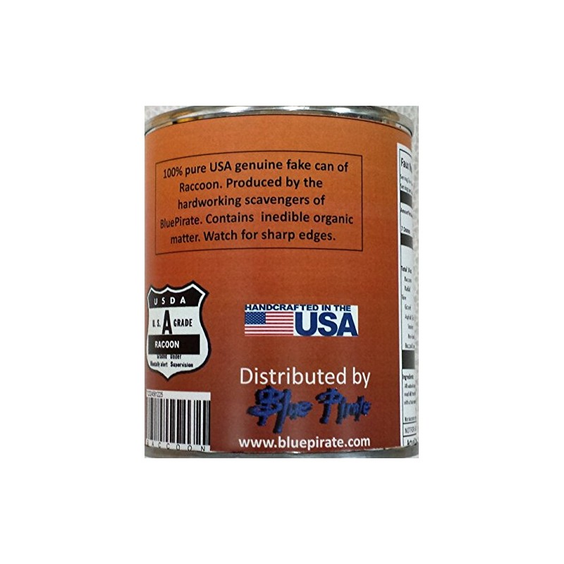 Canned Raccoon - A Fun Gag Can of Faux Raccoon