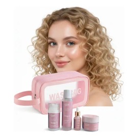 Skincare Para Dama Con Extracto De Arroz 4 Pzs Piel Suave                                                                                             