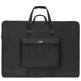 Nicpro Large Art Portfolio Bag 35 x 43 Inches Waterproof Nylon Artist Storage Case with Shoulder Strap, Storage Carrying Bag for Professional Artwork Sketch Drawing Canvas Photography Poster