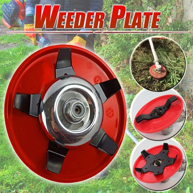 Weed Brush Cutter, Weeding Tray, Razor Weed Trimmer Head for