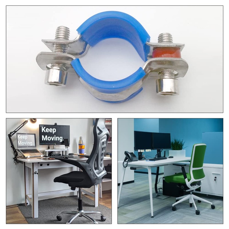 2 Pcs Fix Sinking Office Chair Clips Adjustable Height Office