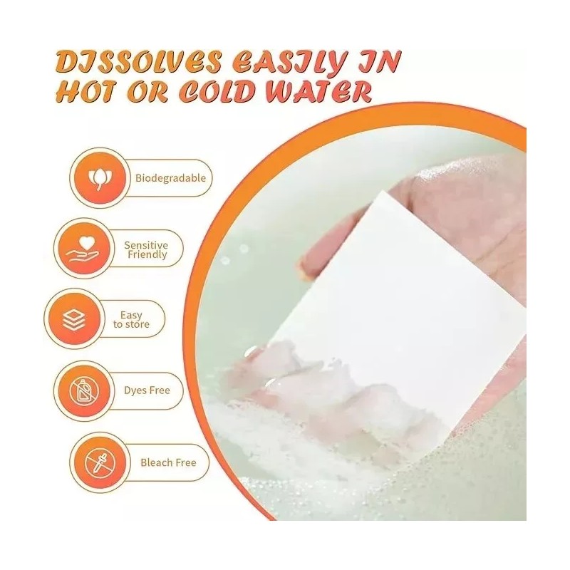 Evershine 2 Pack Evershine Laundry Detergent Sheets Dissolving 100 Sheets