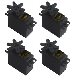 RGBZONE 4PCS S3003 Servo Motor Standard RC Servo High Speed for Smart Car Robot Boat RC Helicopter