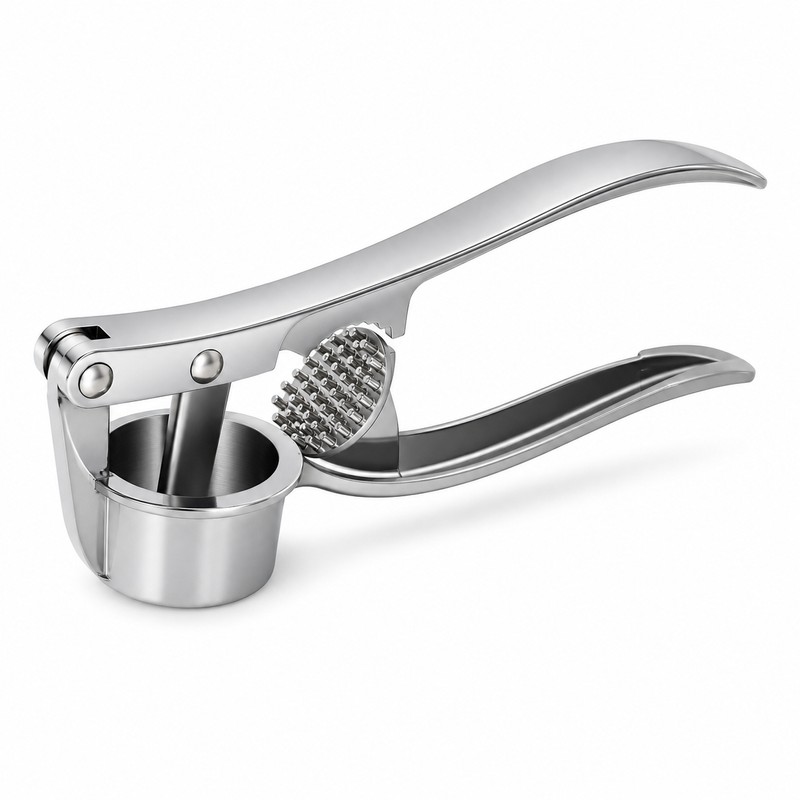 3 Pack Silver Zinc Alloy Garlic Press Manual Garlic Crusher