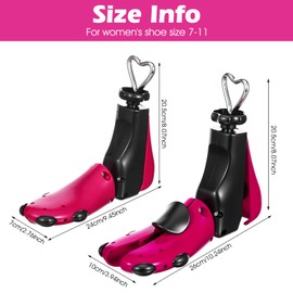 zisiueel Shoe Stretcher Men Women Boot Stretcher, Plastic Shoes Tree Women Men Shoe Shaper Expander Shoes Width (Pack of 1)