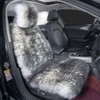 OGLAND Fluffy Sheepskin Car Seat Cover-Fuzzy Fur Auto Cushion for