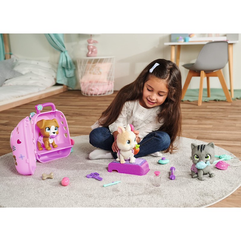 Simba 105953526 Pamper Petz Backpack, 2-in-1 Backpack, 7 Pieces, Doctor
