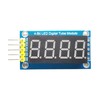 4-Digit 7-Segment Display LED with 74HC595 Driver, 4 Dots |
