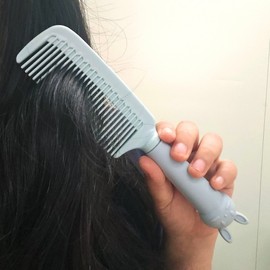 Portable Travel Rabbit Hair Comb Rabbit Green 7ea