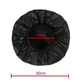 JZK 2Pcs soft satin bonnet, Silk hair wrap, Elastic women girls sleeping cap hair care, Adjustable wide satin night big sleeping cap band bonnets, Silky satin head cover for sleeping