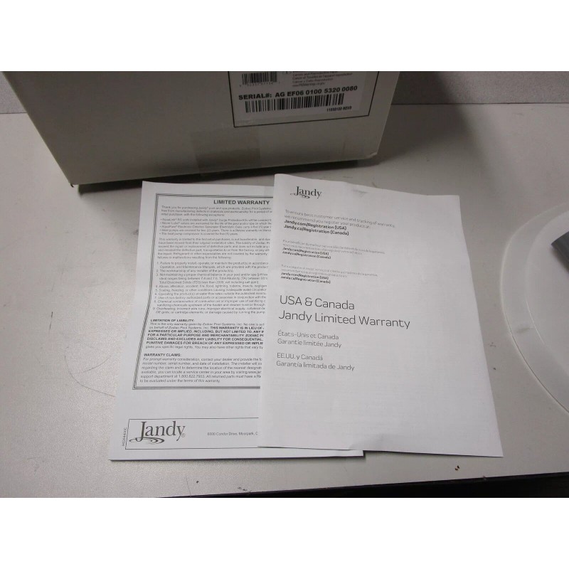 JANDY LARGE PLASTIC LIGHT NICHE FOR GUNITE INSTALLATION #PLNICLRG -