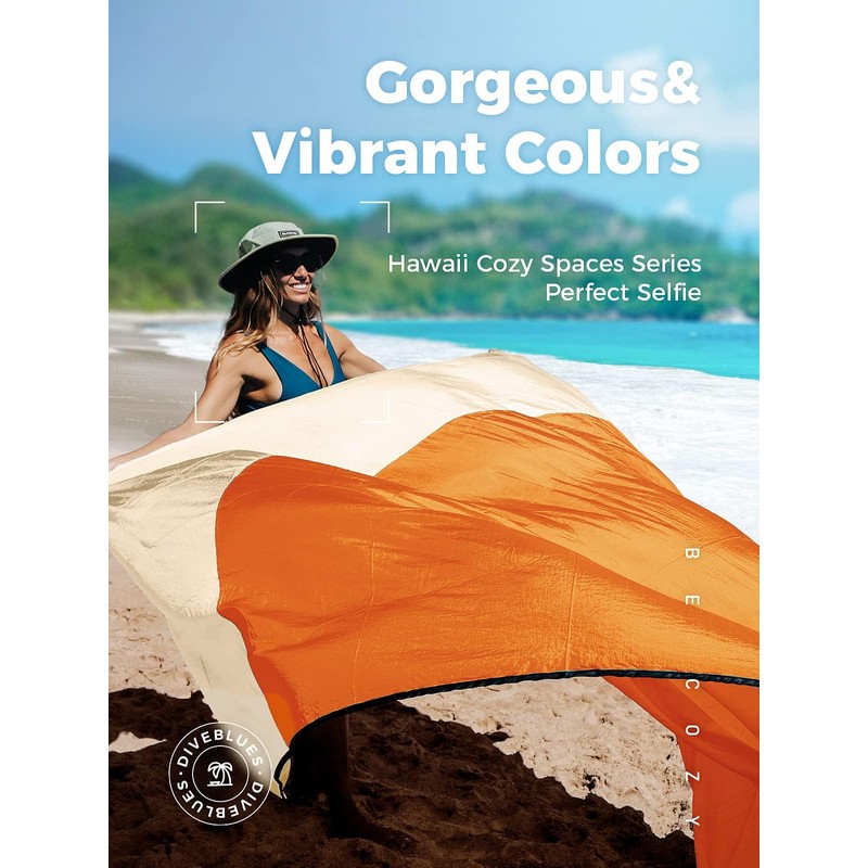 OCOOPA Beach Blanket, Sand-Free, Super Large, 220 x 210 cm,