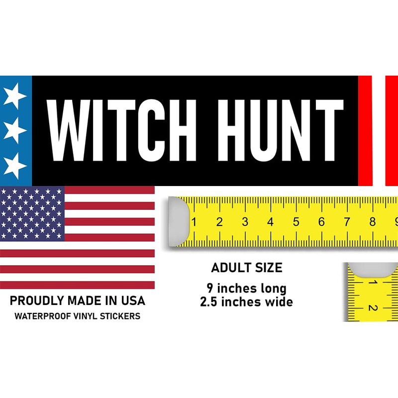 Witch Hunt Bumper Sticker Witch Hunt Sticker