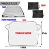 DKDDSSS Windscreen Cover, Ultra Thick Windscreen Cover, Foldable, Winter Car