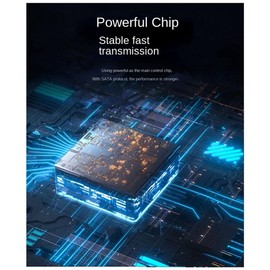 Byttlerom Mobile Hard Disk Box USB3.0 SATA2.5 Inch Notebook Tape External External Hard Disk for/Os/Linux White Easy Install