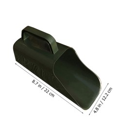 BESPORTBLE Large Plastic Garden Soil Scoop - Garden Tool for Succulent Plants - Bonsai and Weeding Ergonomic Handle for Easy Digging and Soil Transfer Essential Gardening Scoop