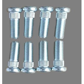 XYUJIE 8PCS Front Rear Wheel Bolt Lug Studs 101922201 416-061 Compatible with Club Car DS Golf Cart Gas Electric 1982-up Replace 1034779-01 1011304 102353401