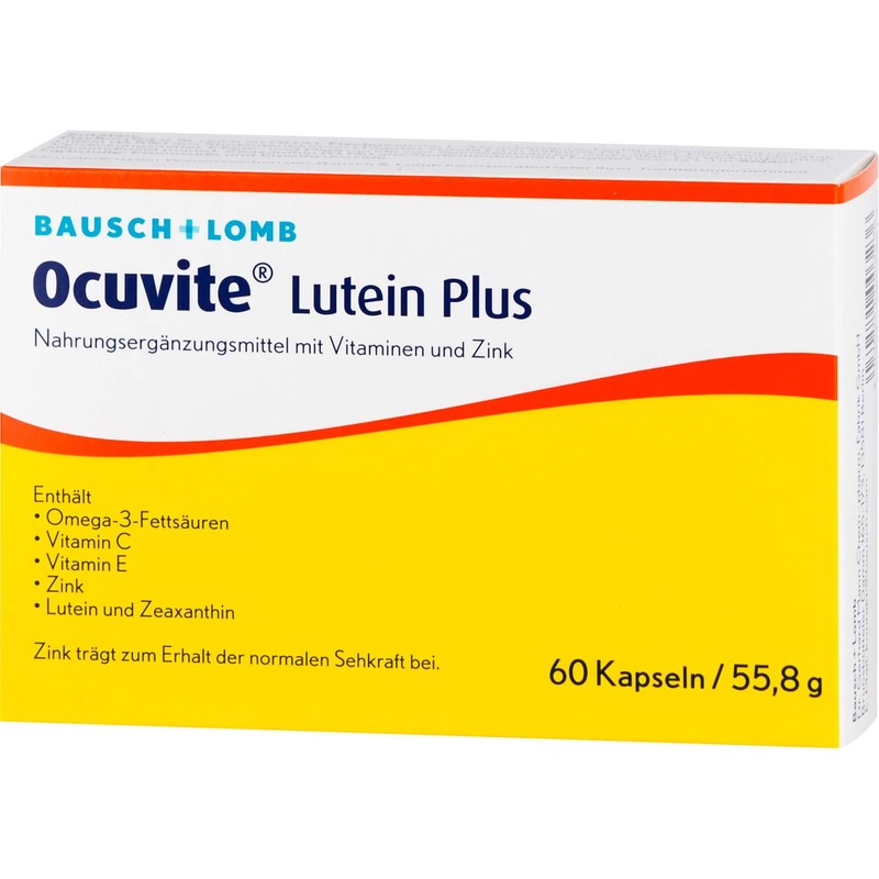 Ocuvite Lutein Plus Capsules, Pack of 60 Capsules