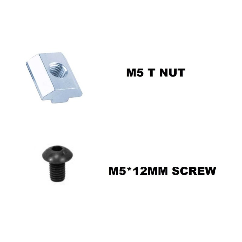 SeekLiny 8Pcs 2040 Corner Brackets Set with 32Pcs M5 T