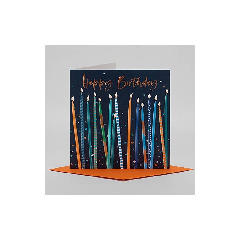 Belly Button Designs Birthday Card with Embossing, Coloured Foil and