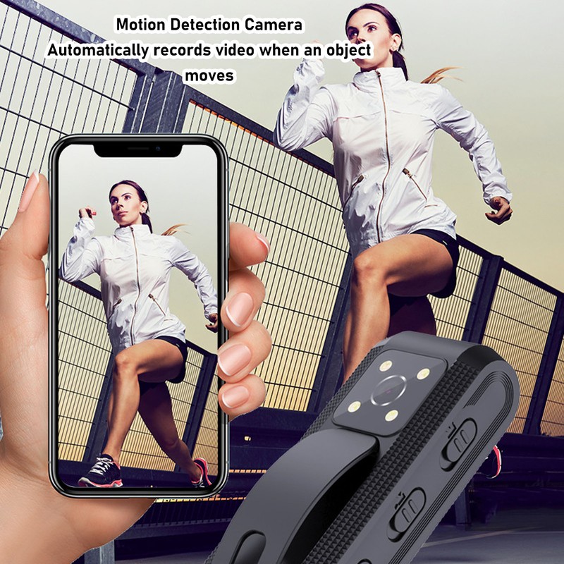1080P HD Back Clip Camera Smart Anti Shake Motion Detection