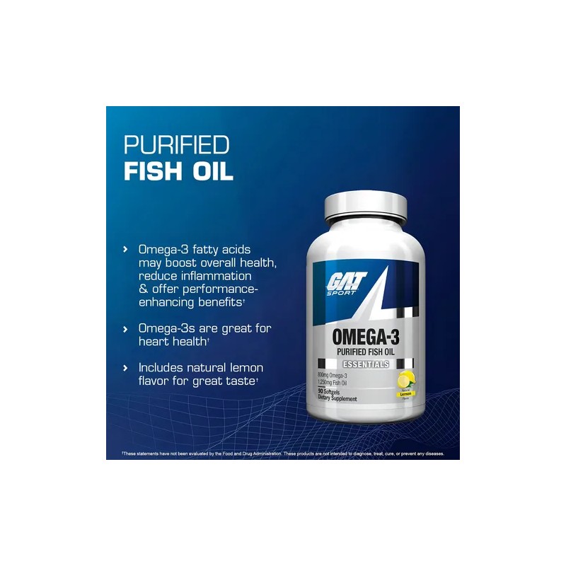 Vitaminas Gat Omega 3 800 Mg 90 Capsulas Sabor Sin