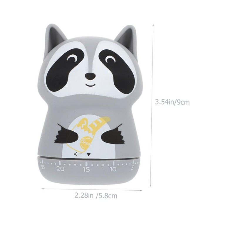 Ciieeo 2pcs Cartoon Animal Kitchen Timer Cute Timer for Cooking