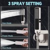 JFJIARUI 10 Inch Metal Rainfall Shower Head with Handheld Spray