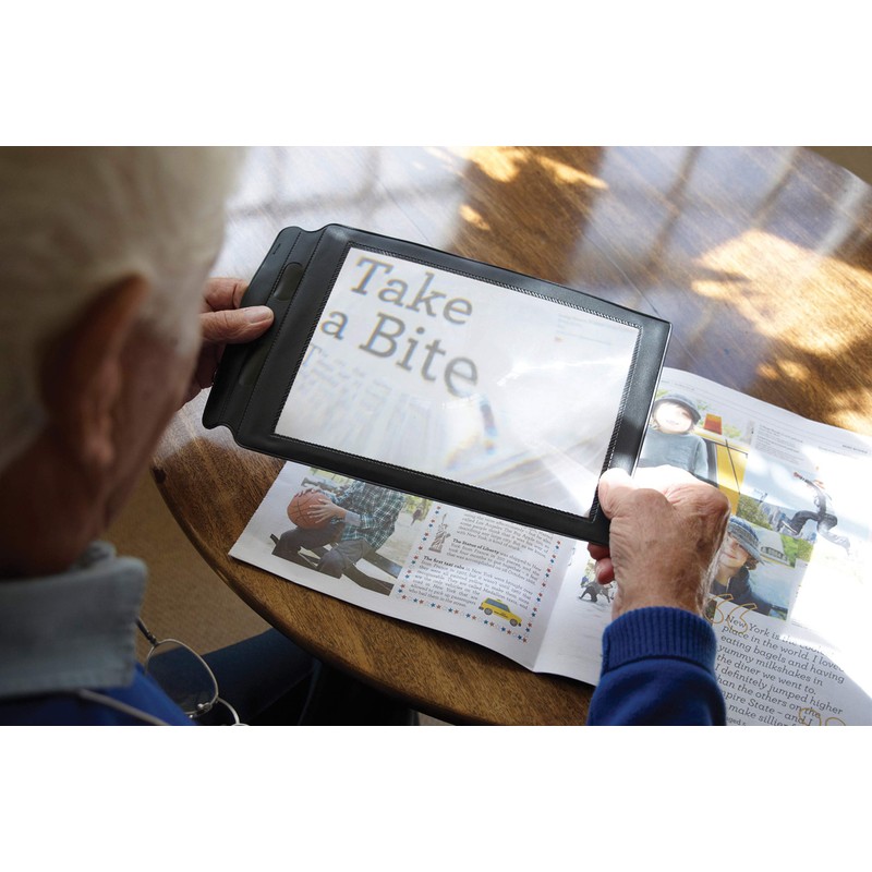 TickiT 48123 Magnifier Sheet Large Magnifying Glass Assisted Reading Aid