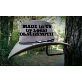 "Handmade" Blacksmith, Real Horseshoes, American Made Horseshoe Cowboy Hat Rack**FREE SHIP*