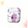 TEHAUX Portable TPU Earphone Case Dustproof Flower Pattern Protector for