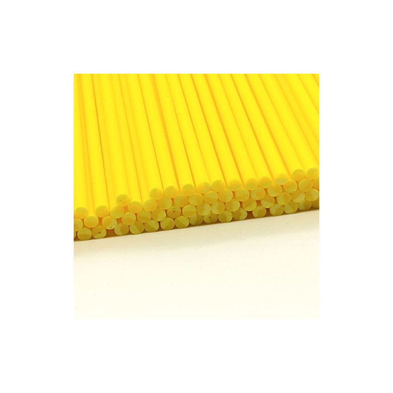 Plastic Lollipop Sticks - 190mm x 4.5mm Pack of 50