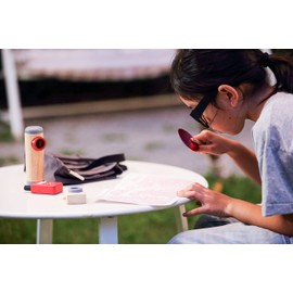 PlanToys Super Sleuth Detective Pretend Play Set (3701) | Sustainably Made from Rubberwood and Non-Toxic Paints and Dyes