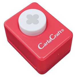 CARL CN16001 Craft Punch, Petal 4 (S), Small Size, Handicrafts, DIY, Recreation, Nursery School, Teachers, Japanese Manufacturer
